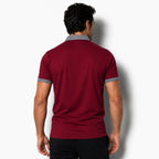 Preston | Men’s Polo Shirt | Contrast Collar Smart Casual-Men Polo-Pick NewYork