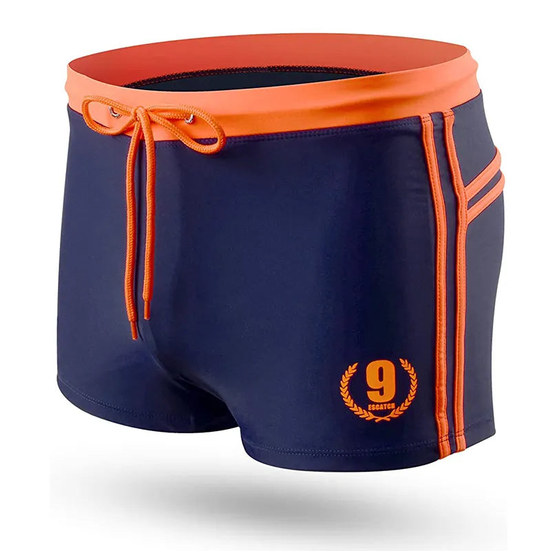 Julien | Men's Swim Shorts | Drawstring Beachwear-Men Swimsuit-Pick NewYork