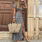 Savannah | Women's Boho Maxi Dress | Sleeveless-Women Dress-Pick NewYork