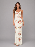 Rosalie | Women's Floral Print Maxi Dress | Spaghetti Strap Slip-Women Dress-Pick NewYork