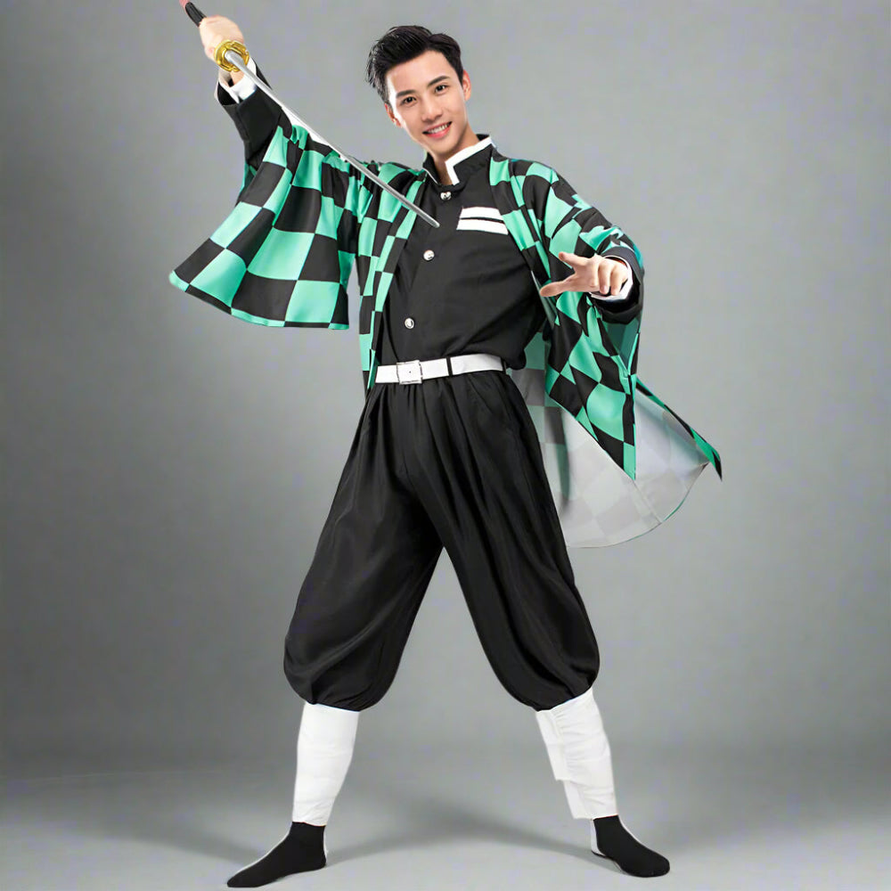 Rowan | Unisex Anime Costume Set | Patterned Robe Character-Costume Set-Pick NewYork