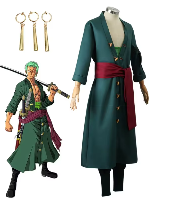 Ryker | Men’s Performance Costume Set | Long Coat Waist Sash-Costume Set-Pick NewYork