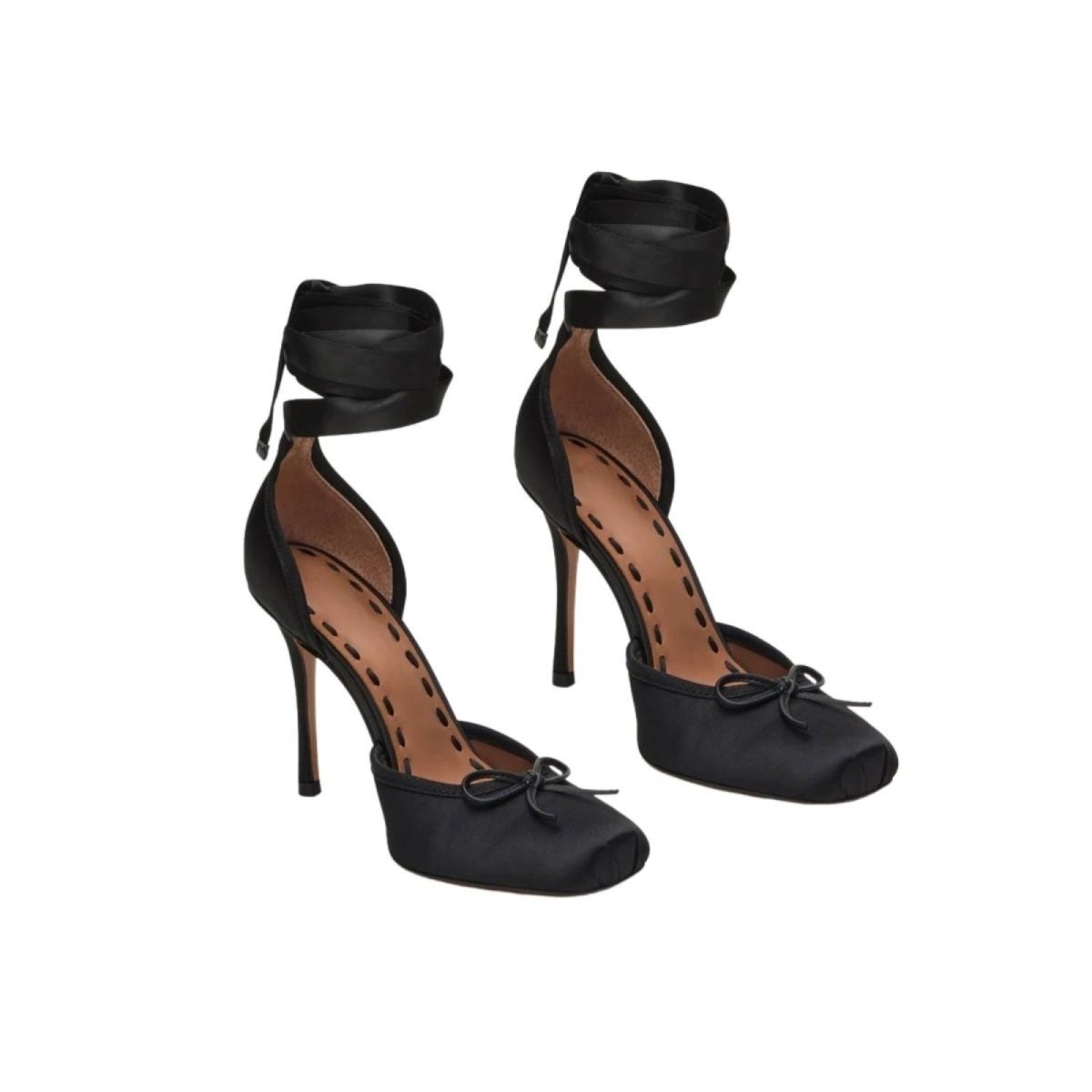 Sabrina | Women’s High Heel Pumps | Ankle Wrap Bow-Women Heels-Pick NewYork