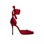 Sabrina | Women’s High Heel Pumps | Ankle Wrap Bow-Women Heels-Pick NewYork