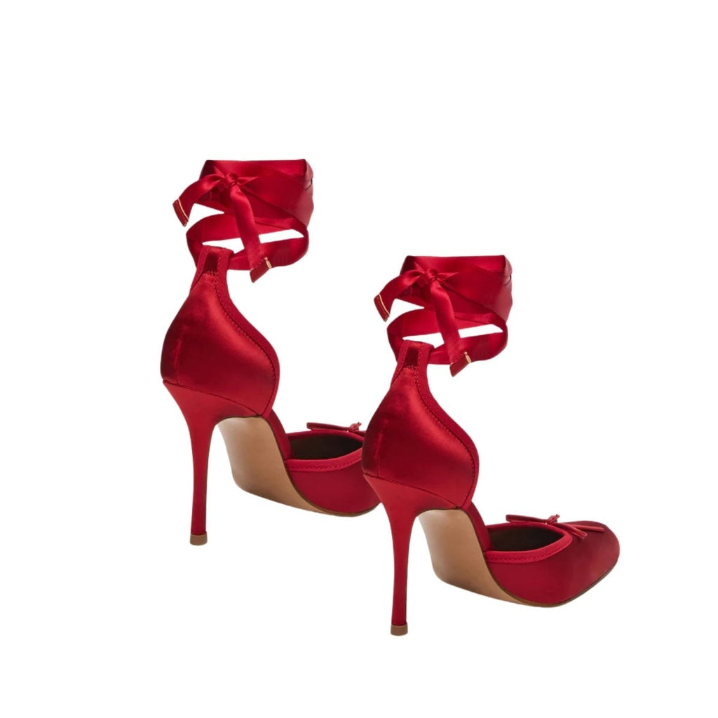 Sabrina | Women’s High Heel Pumps | Ankle Wrap Bow-Women Heels-Pick NewYork