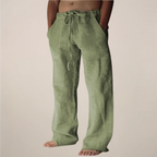 Sawyer | Men’s Drawstring Casual Pants | Straight Leg Side Pockets Everyday Wear-Men Pants-Pick NewYork