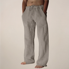 Sawyer | Men’s Drawstring Casual Pants | Straight Leg Side Pockets Everyday Wear-Men Pants-Pick NewYork