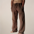 Sawyer | Men’s Drawstring Casual Pants | Straight Leg Side Pockets Everyday Wear-Men Pants-Pick NewYork