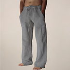 Sawyer | Men’s Drawstring Casual Pants | Straight Leg Side Pockets Everyday Wear-Men Pants-Pick NewYork