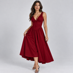 Scarlett | Women's Fit And Flare Midi Dress | Corset Wedding Guest Dress-Women Dress-Pick NewYork