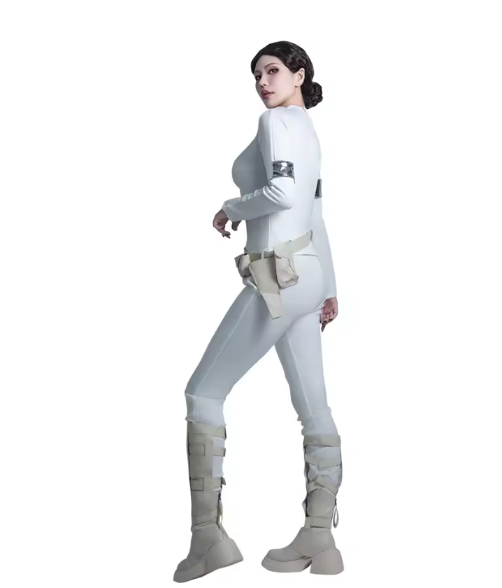 Scarlett | Women’s Plain Costume Set | Long Sleeve Bodysuit Cape Fancy Dress Wear-Women Costume Set-Pick NewYork