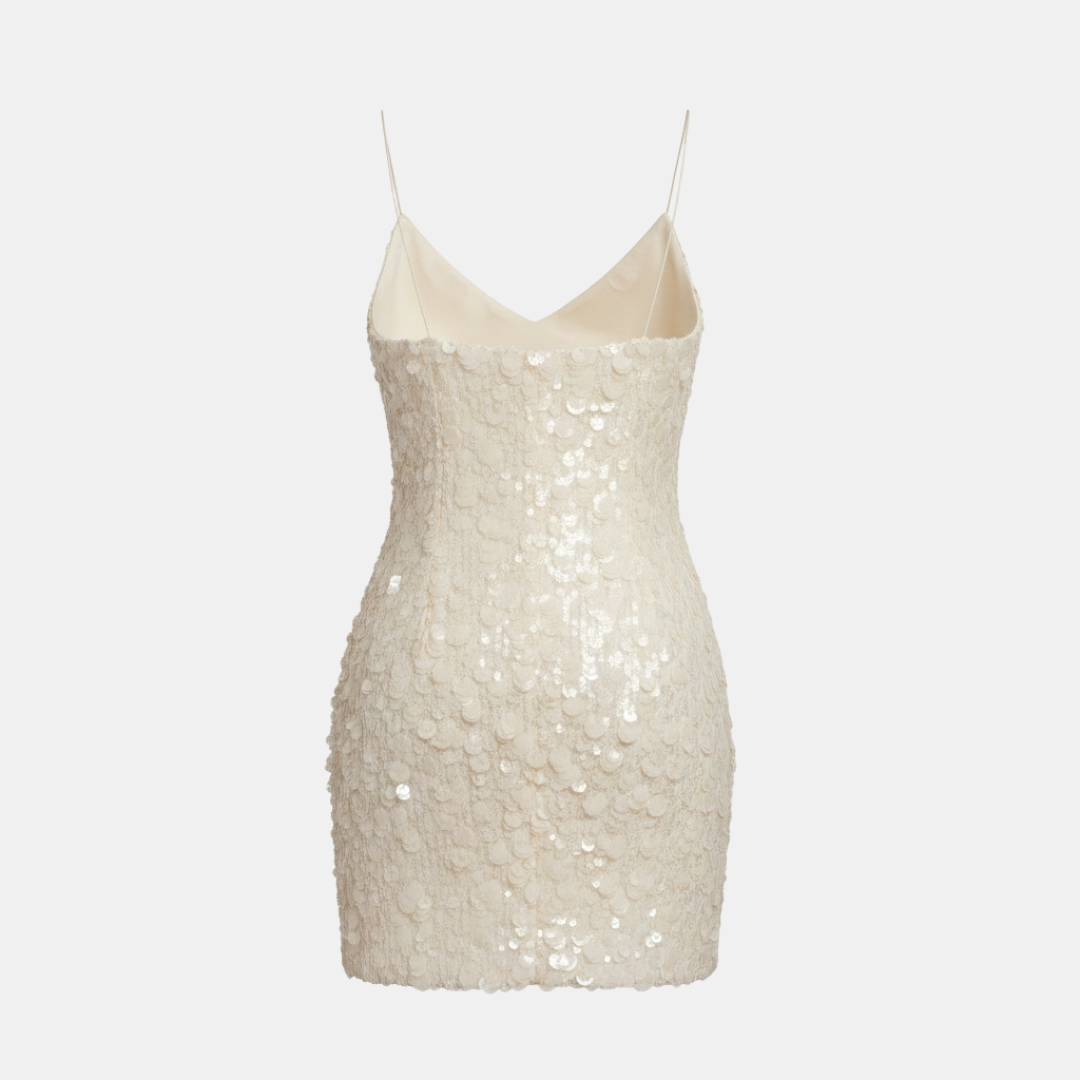 Serena | Women's Sequin Mini Dress | Spaghetti Strap Party Wear-Women Dress-Pick NewYork
