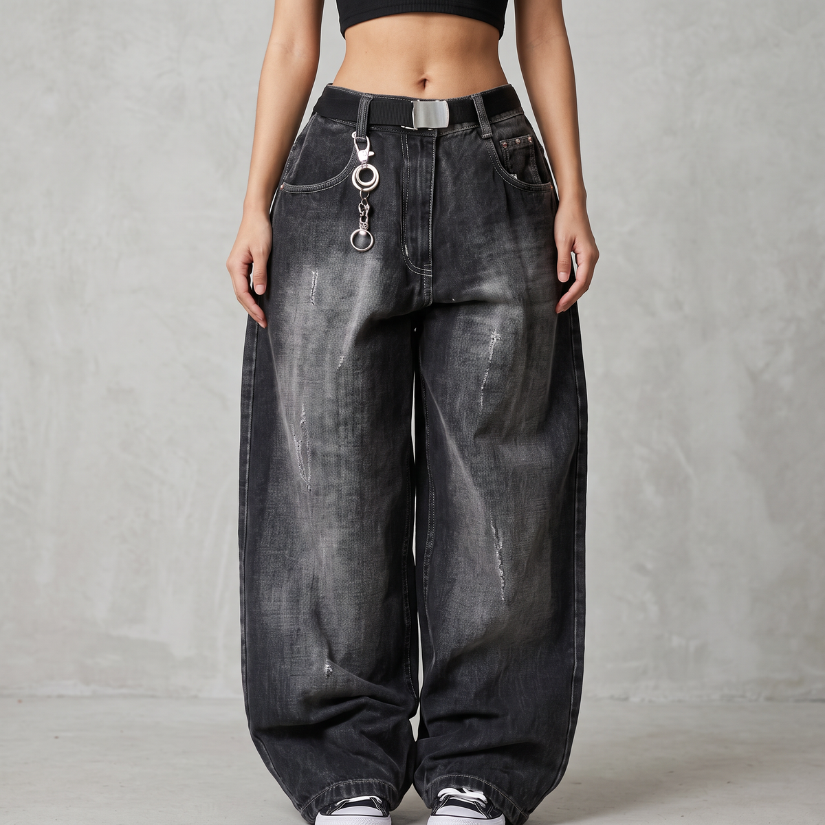 Sierra | Women's Wide-Leg Jeans | Graphic Print-PNY