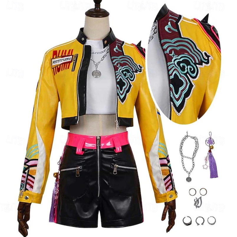Violet | Women’s K-Pop Costume Set | Contrast Jacket Shorts-Women Costume Set-Pick NewYork