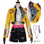 Violet | Women’s K-Pop Costume Set | Contrast Jacket Shorts-Women Costume Set-Pick NewYork