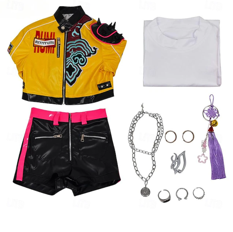 Violet | Women’s K-Pop Costume Set | Contrast Jacket Shorts-Women Costume Set-Pick NewYork
