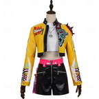 Violet | Women’s K-Pop Costume Set | Contrast Jacket Shorts-Women Costume Set-Pick NewYork