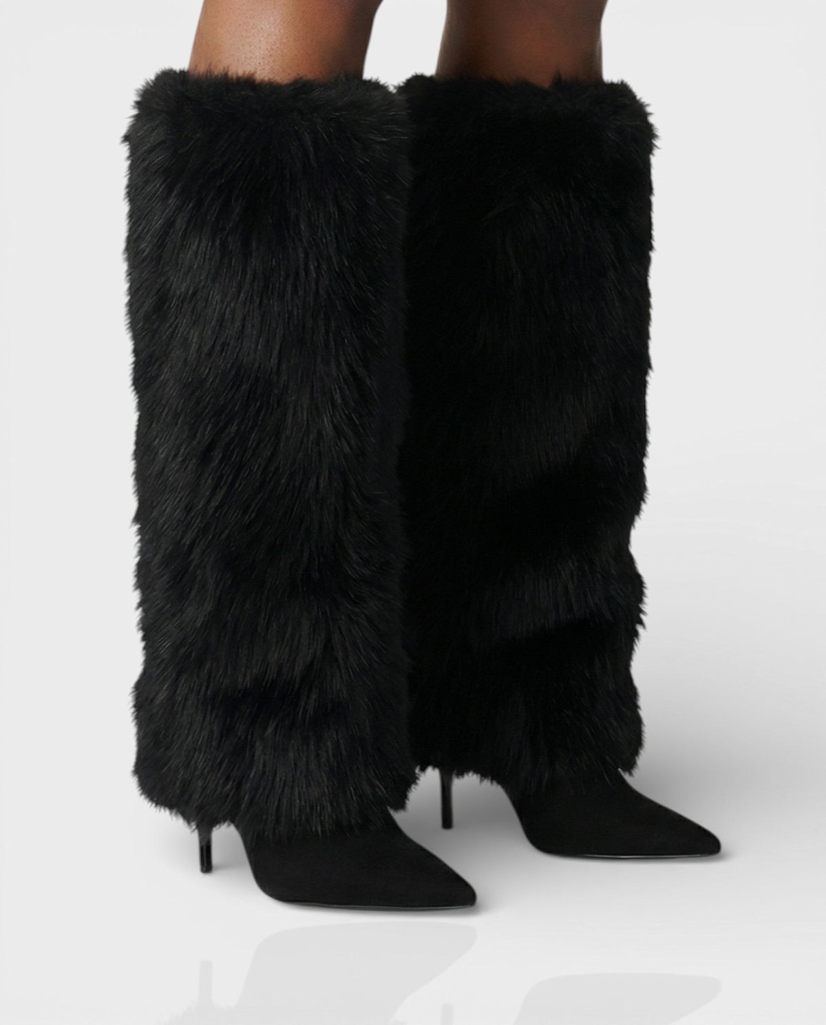 Vivian | Women's Knee-High Boots | Faux Fur · PNY