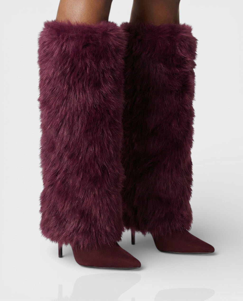 Vivian | Women's Knee-High Boots | Faux Fur · PNY