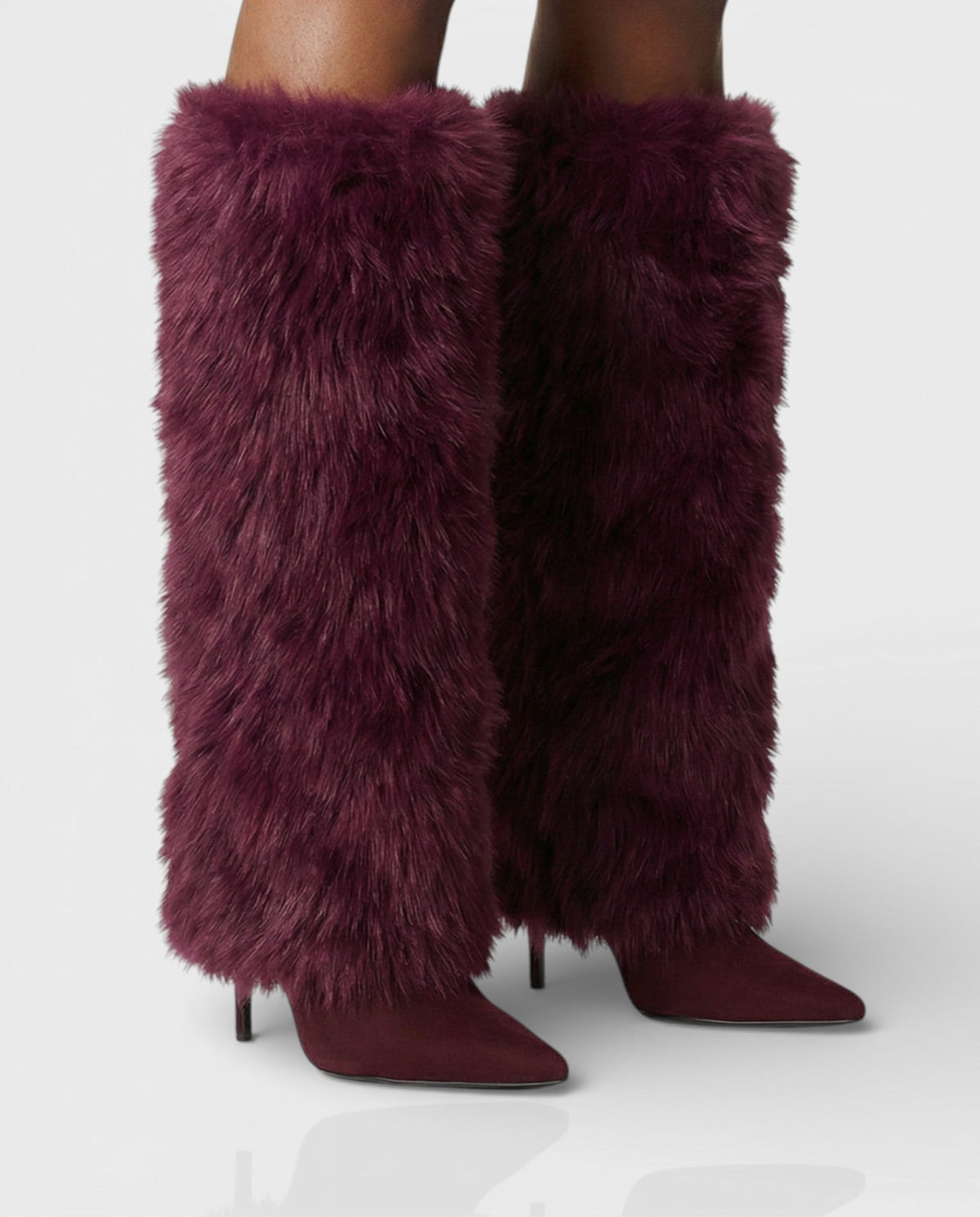 Vivian | Women's Knee-High Boots | Faux Fur · PNY