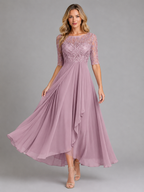 Vivienne | Women's Lace Maxi Dress | Chiffon Wedding Guest Dress-Women Dress-Pick NewYork