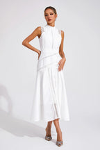 Amelia | Women's Lace Midi Dress | Sleeveless Wedding Guest-Women Dress-Pick NewYork