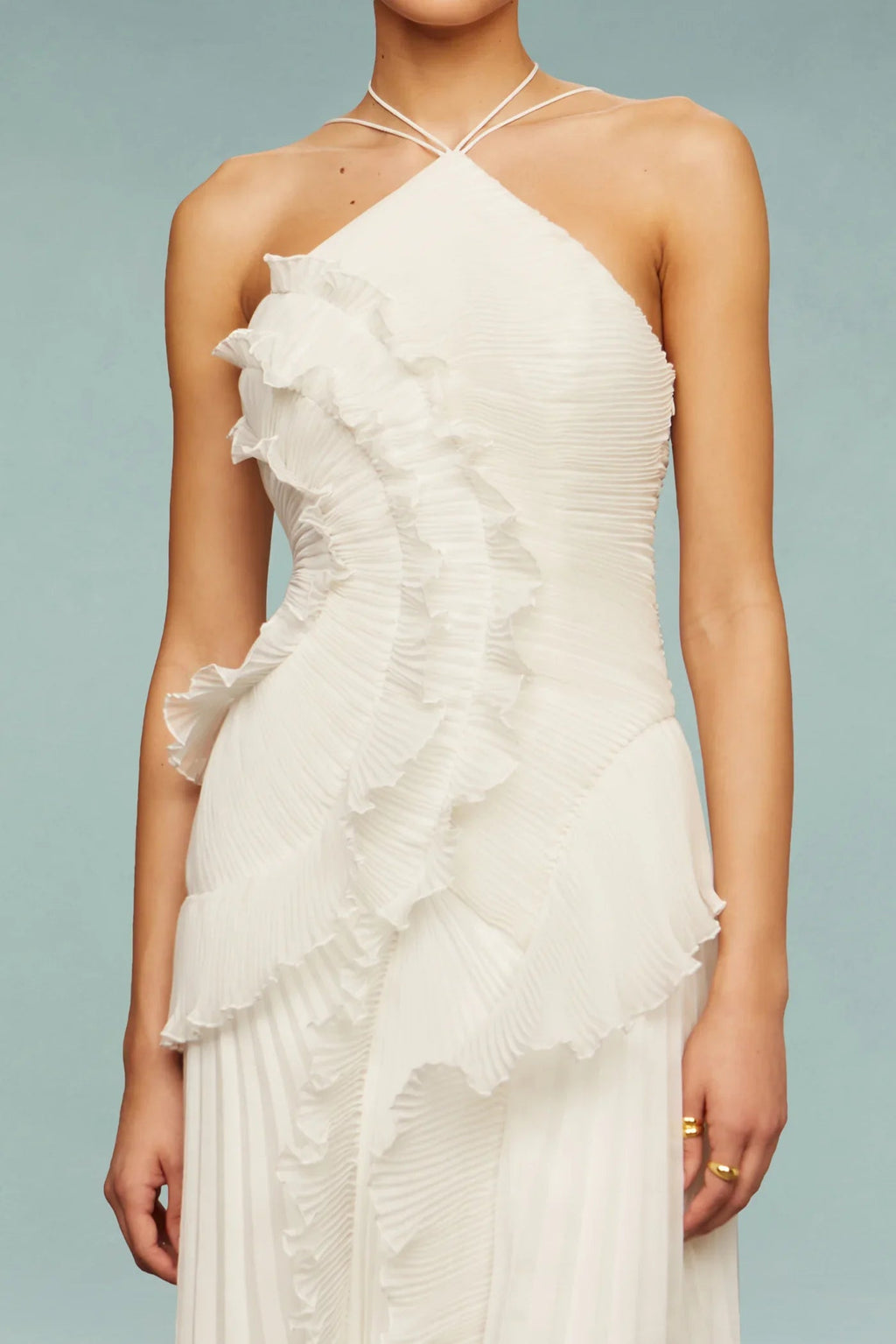 Harper | Women's Evening Ruffled Dress | Wedding Guest Dress-Women Dress-Pick NewYork