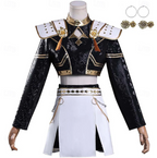 Zara | Women’s K-Pop Costume Set | Shoulder Panels Pleated Skirt-Women Costume Set-Pick NewYork
